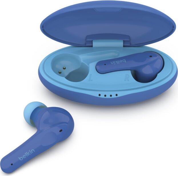 Belkin SoundForm Nano Kabelloser In-Ear-Kopfhörer für Kinder - Blau Belkin SoundForm Nano Kabelloser In-Ear-Kopfhörer für Kinder - Blau